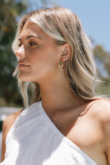 Antigoni Hoop Earrings - Gold/Multi