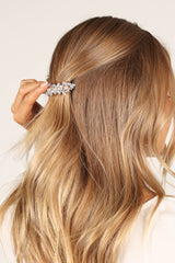 Brielle Embellished Hairclip - Gold