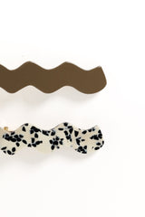 Cheri Hair Clips - Brown