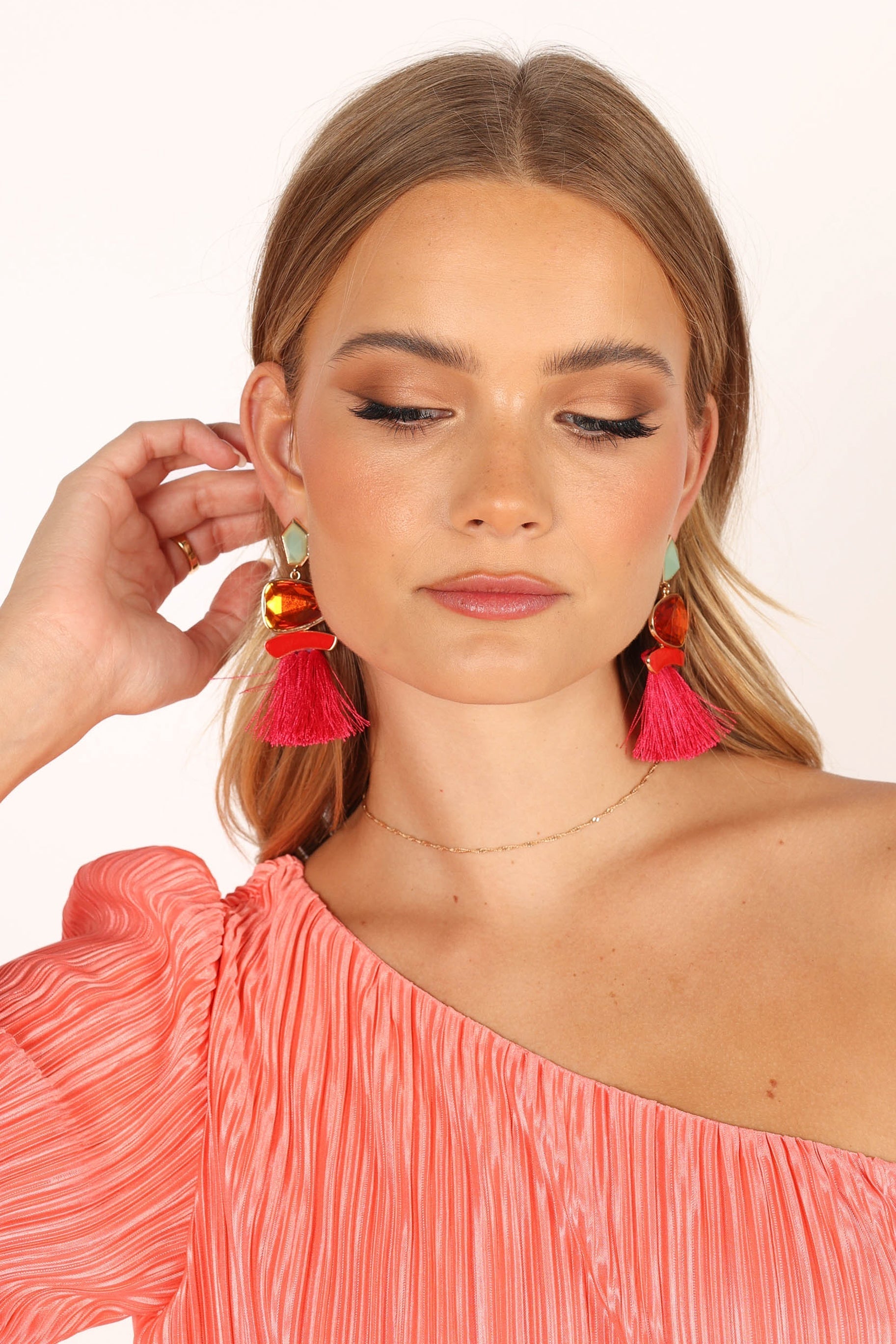 Cora Fringe Earrings - Multi