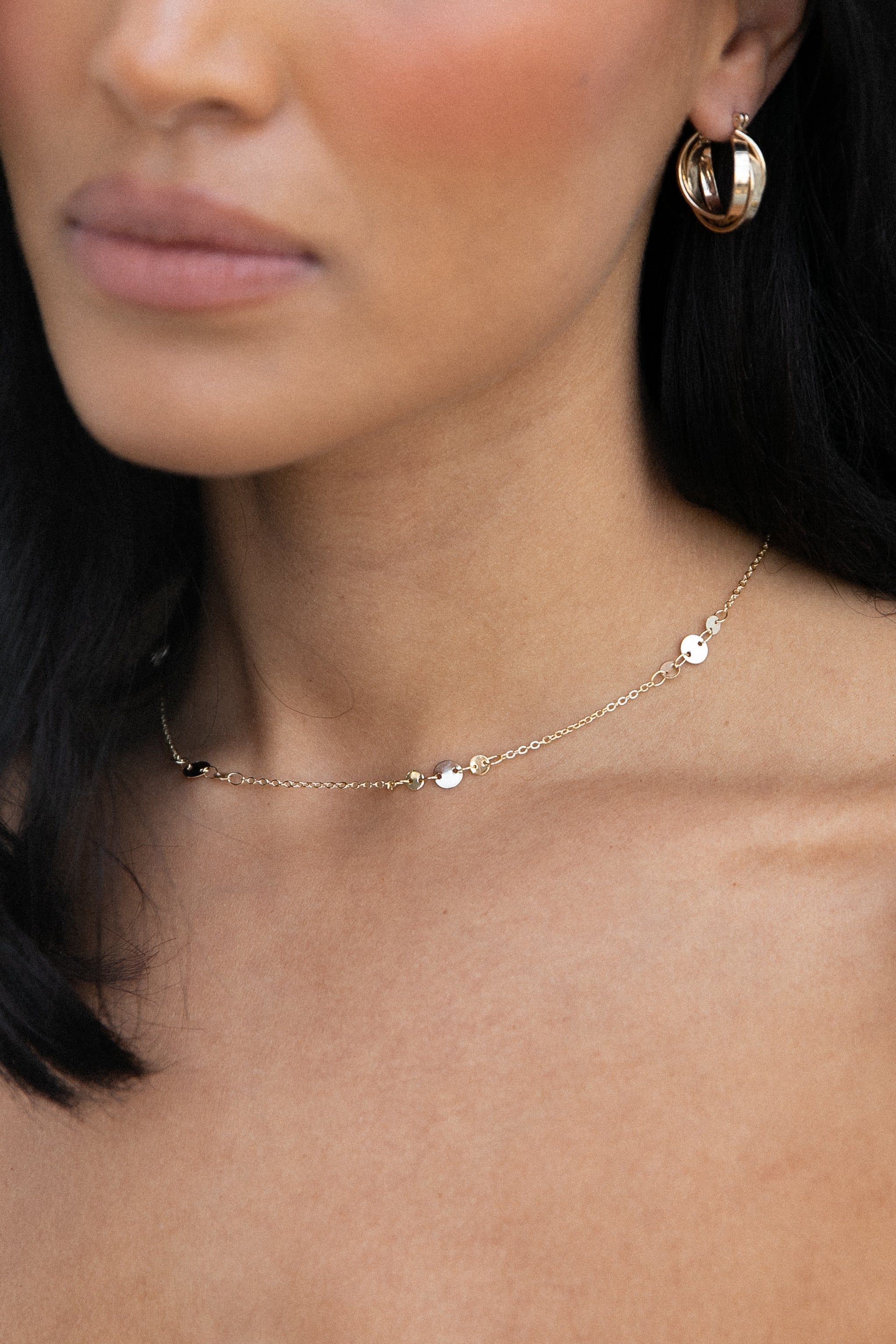 Glimmer Dainty Necklace - Gold