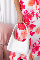 Hunter Shoulder Bag - White Croc