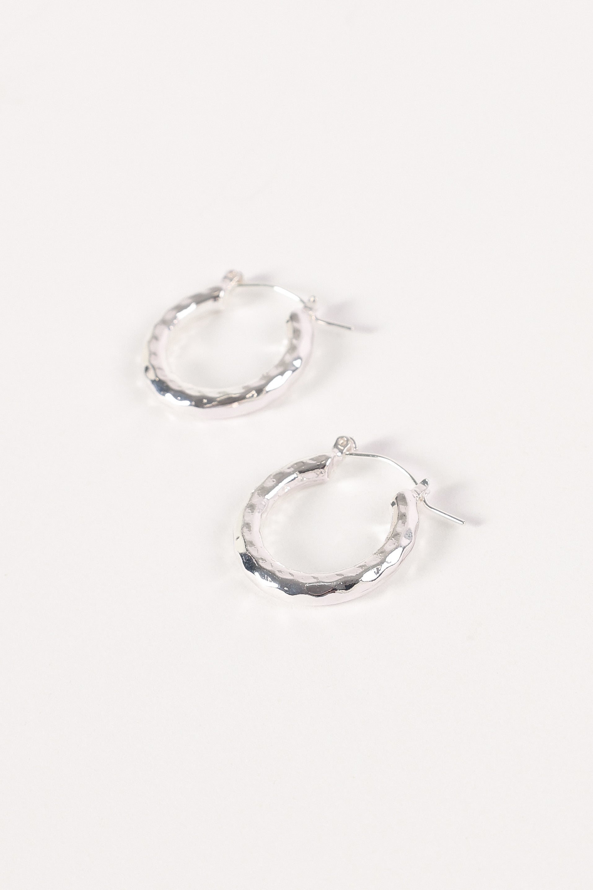 Kennedy Hoop Earrings - Silver