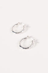Kennedy Hoop Earrings - Silver