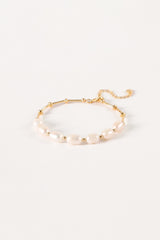 Ren Pearl Bracelet - Gold