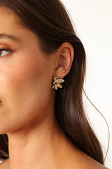 Talon Statement Earrings - Gold