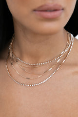 Venia Multi Layered Necklace - Gold