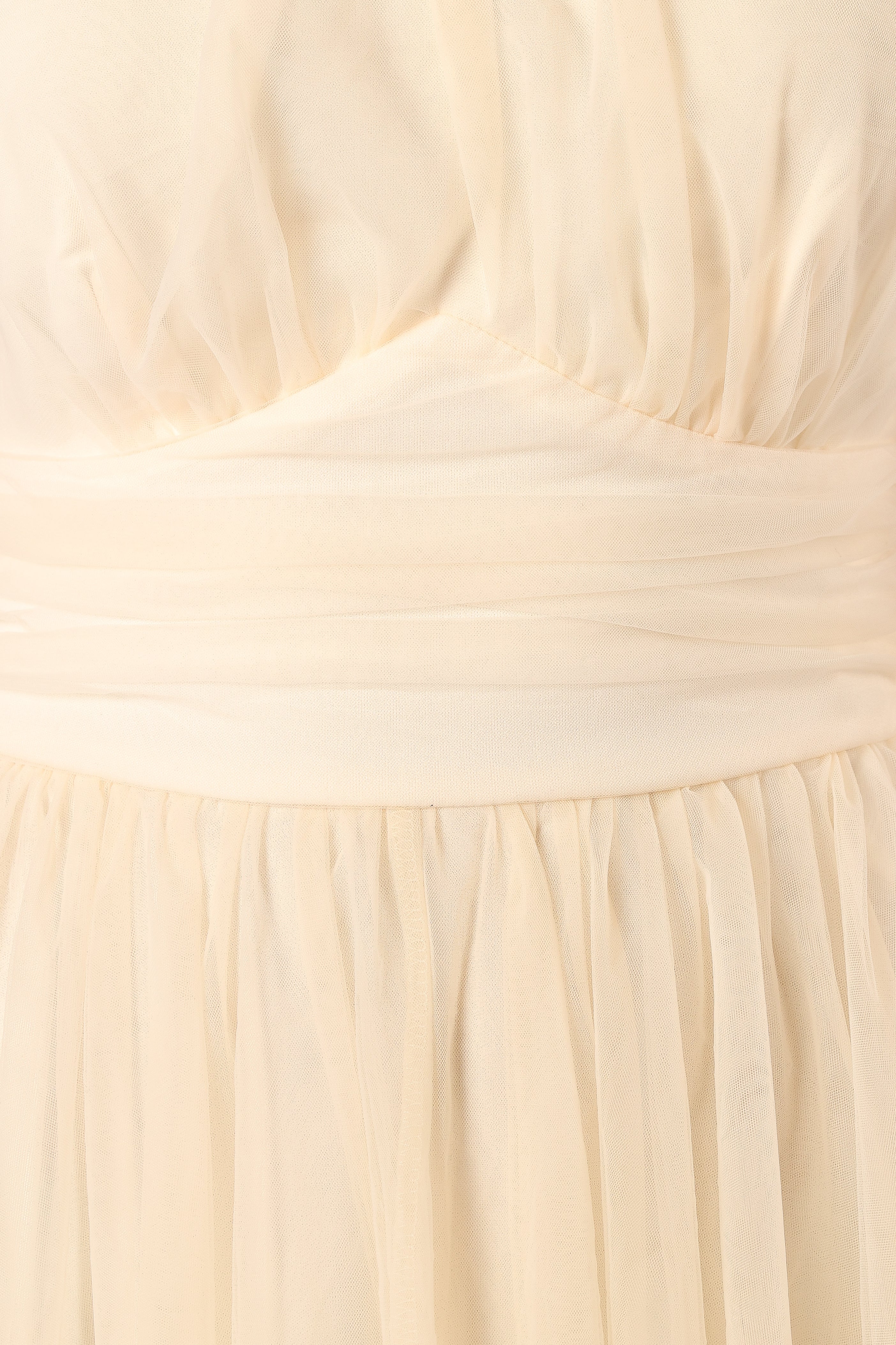 Aletta Halterneck Midi Dress - Cream