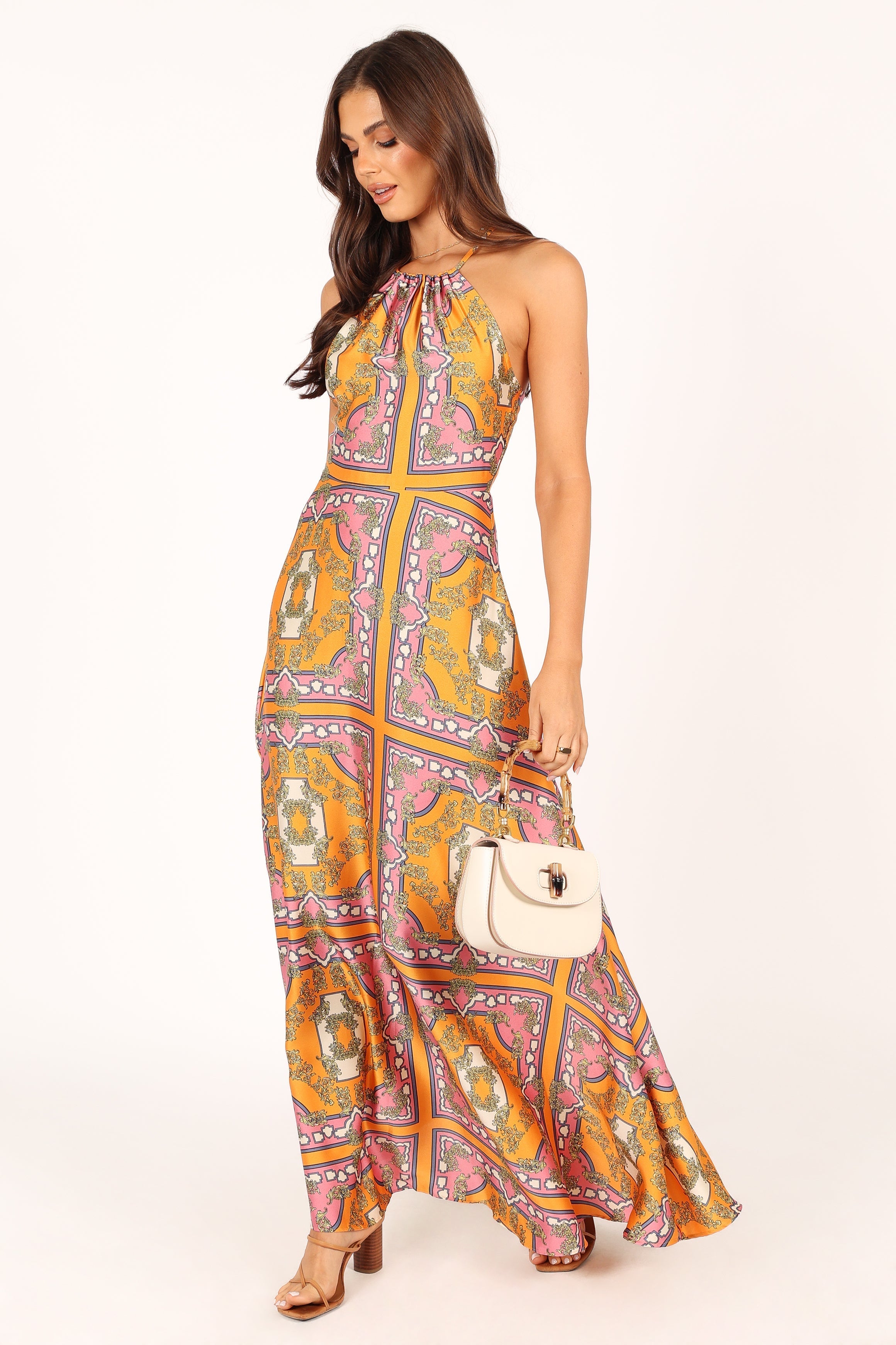 Amara Maxi Dress - Tangerine