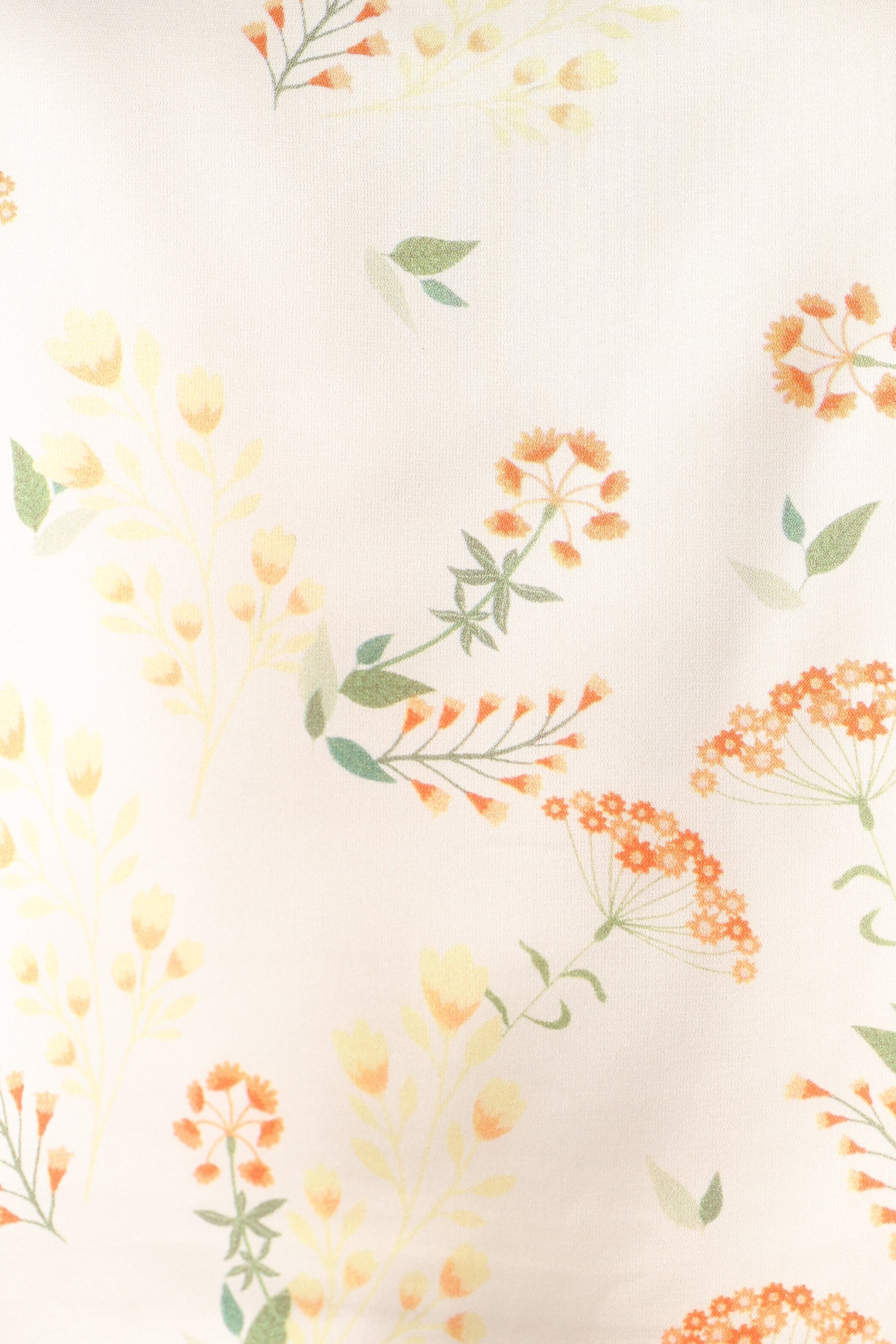 Aminah Puff Sleeve Dress - Yellow Floral