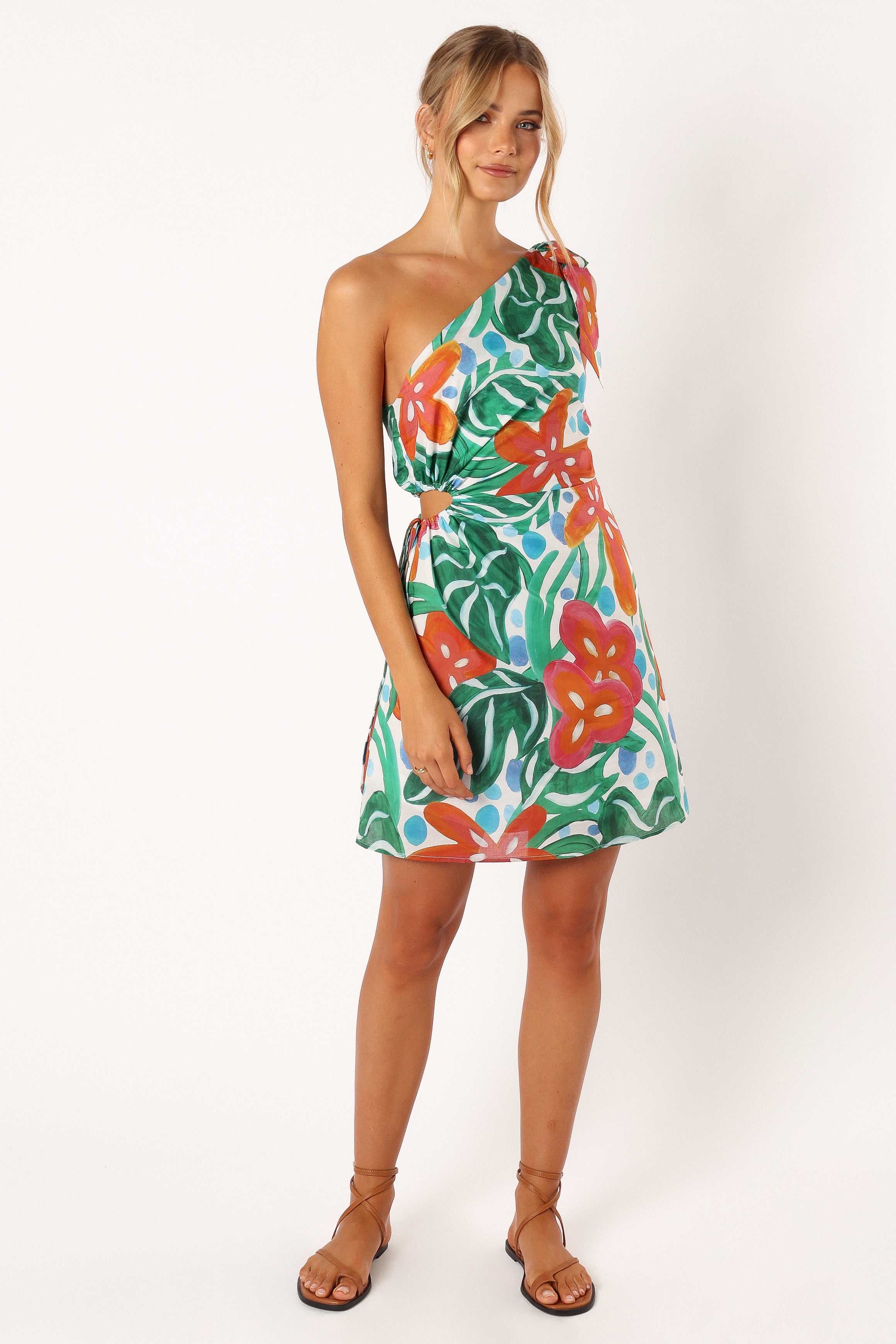Arwan One Shoulder Mini Dress - Kauai