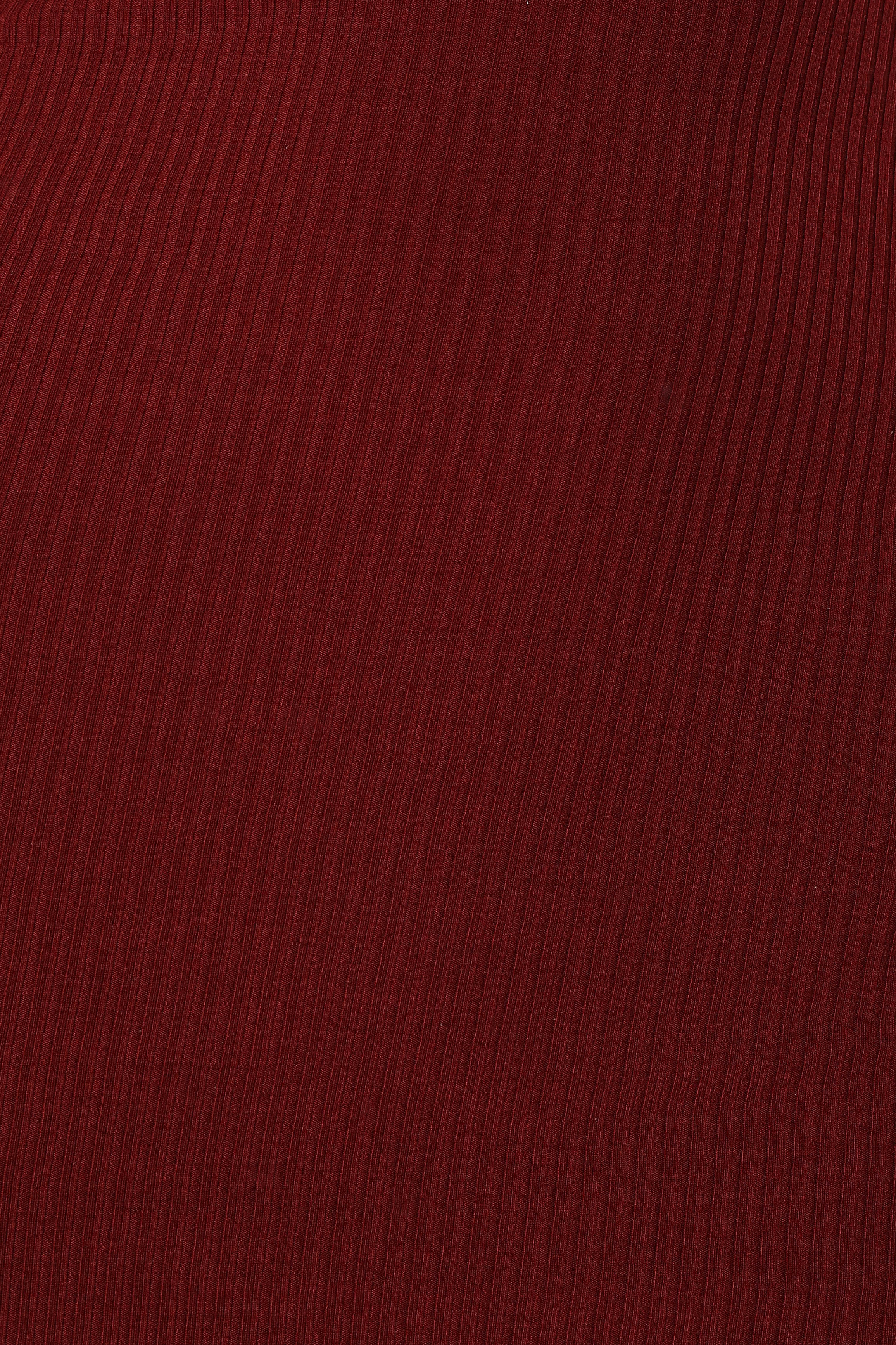 Cally Ruffle Sleeve Midi Dress - Wine