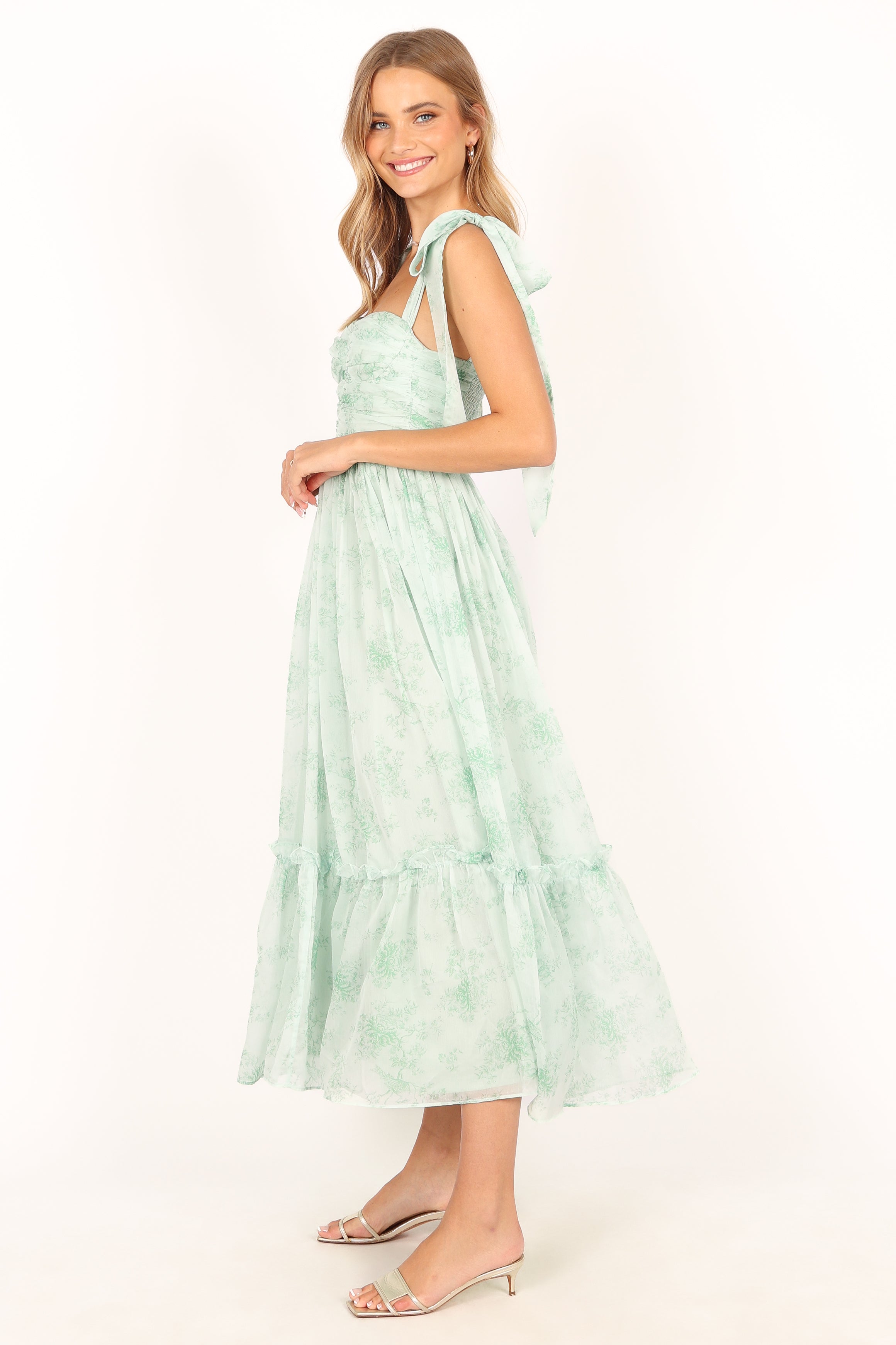 Floret Midi Dress - Sage