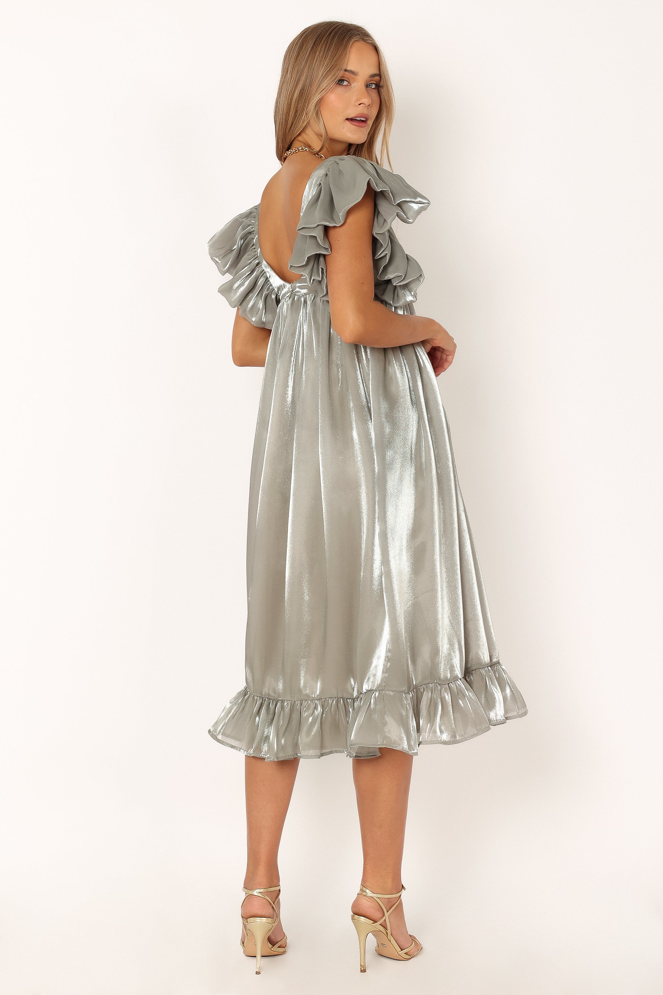 Oro Midi Dress - Olive