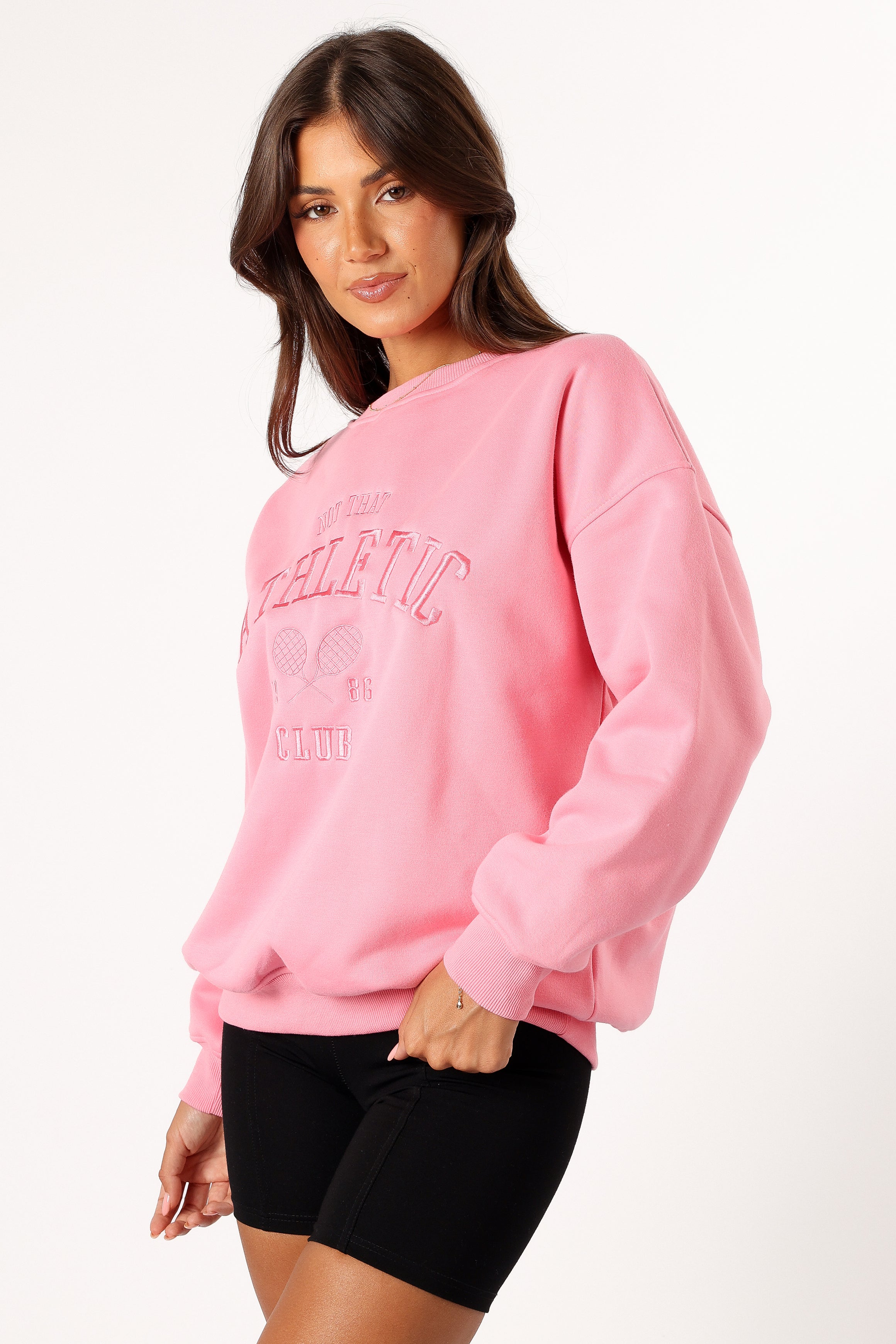 Cora Athletic Sweatshirt - Pink