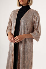Jayleen Sequin Duster - Gold