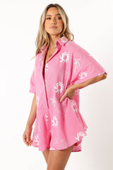 Sebastian Romper - Pink White