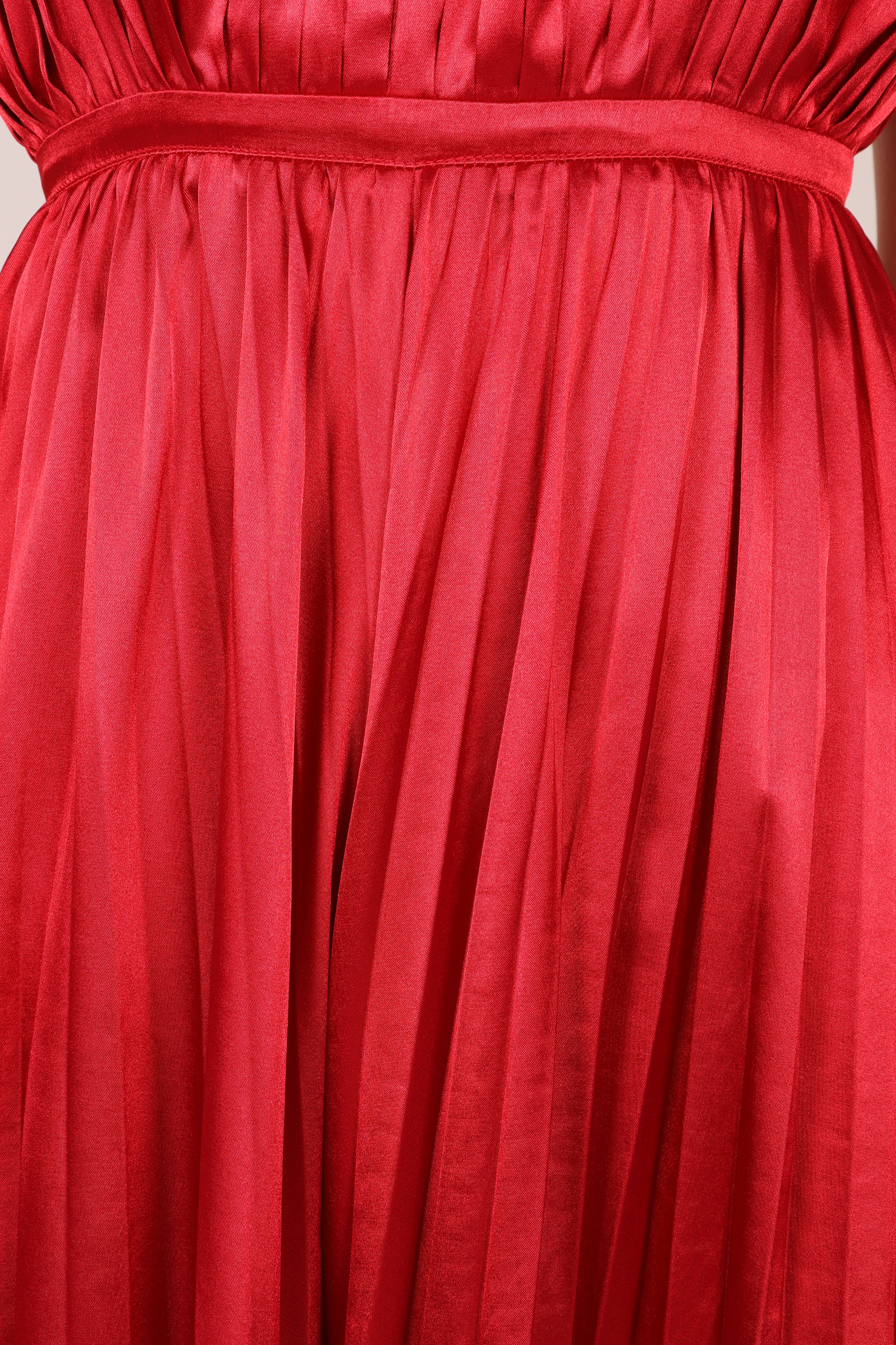 Eden Wide Leg Jumpsuit - Red