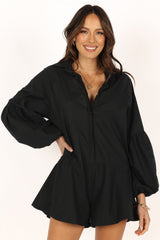 Elsa Romper - Black