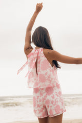 Isabelle Romper - Pink Floral