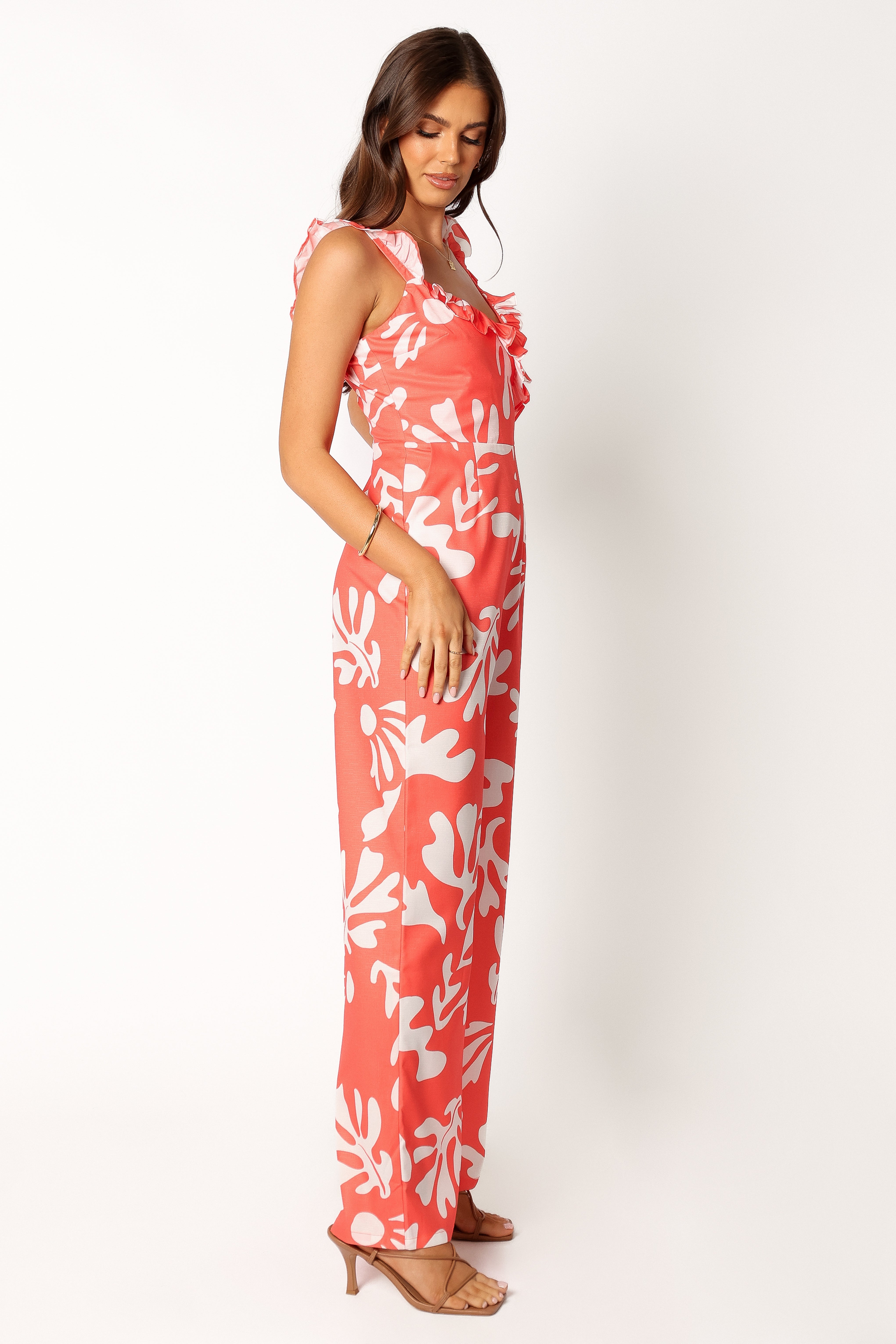 Payton Jumpsuit - Melon White