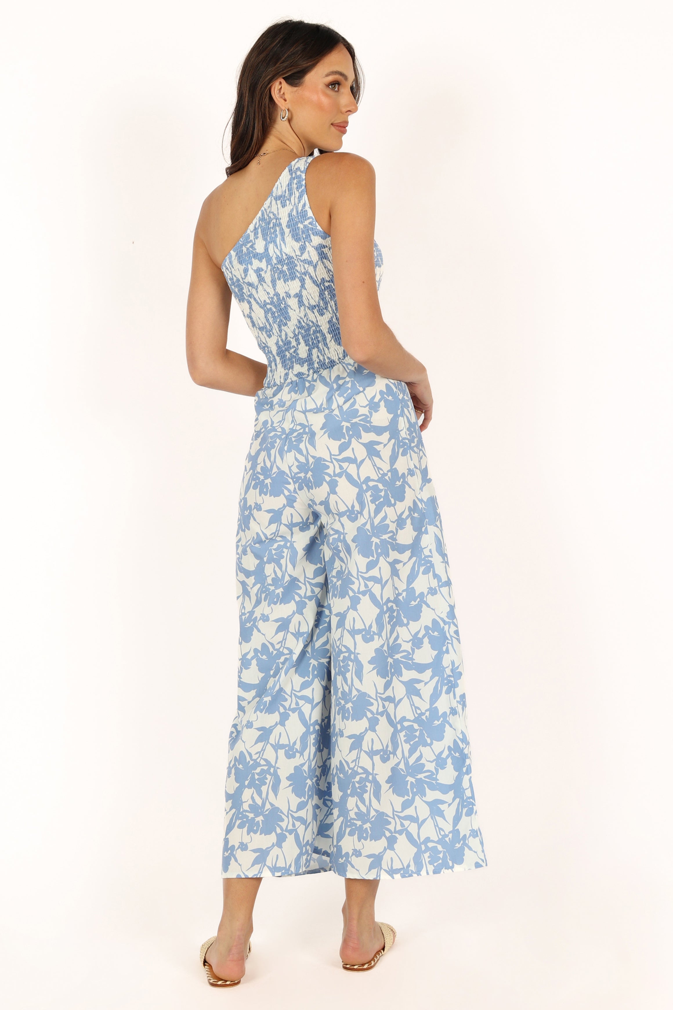 Rae Jumpsuit - Blue Floral