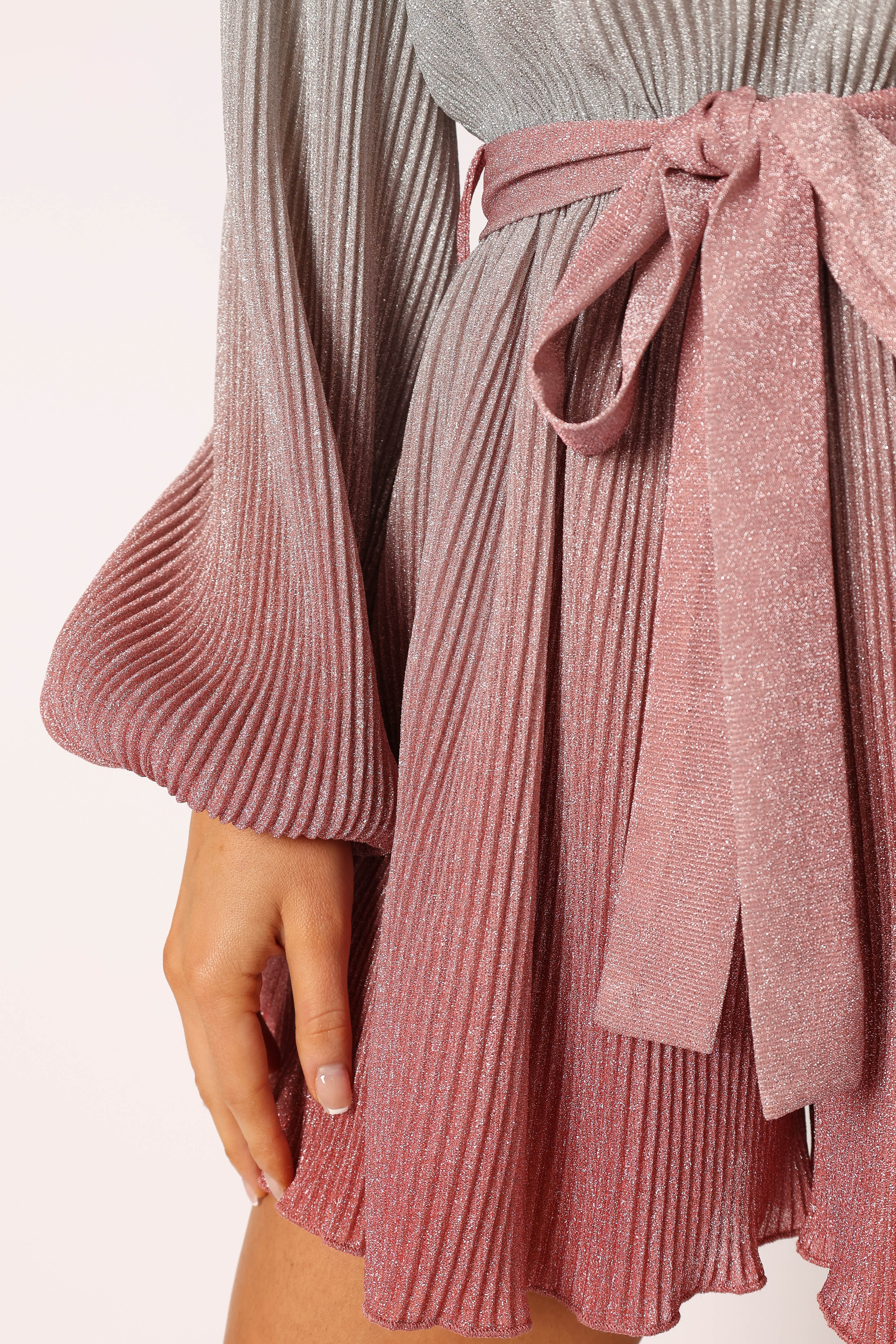 Rebecca Gradient Romper - Pink