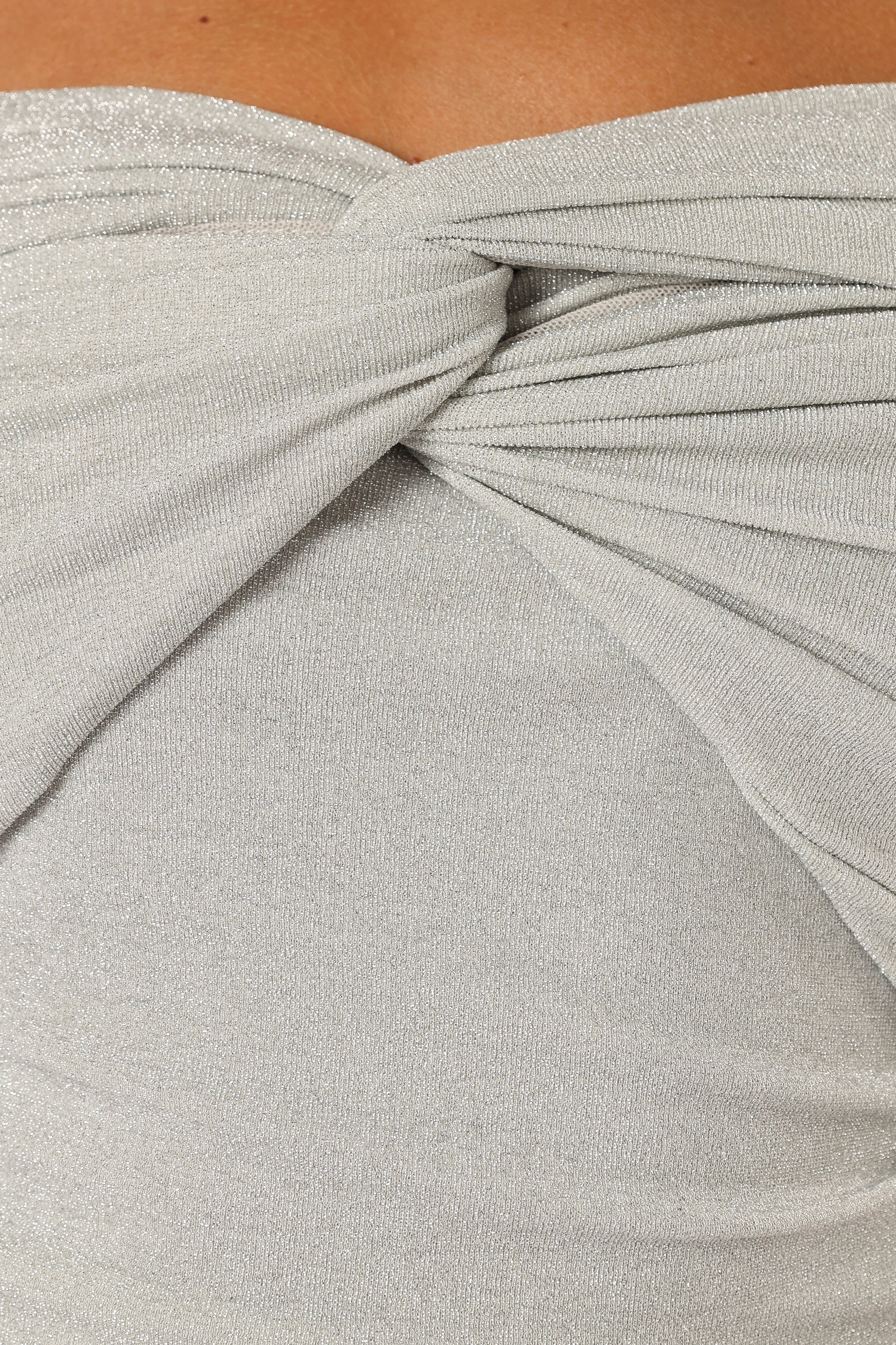 Sharnie Off Shoulder Jumpsuit - Silver