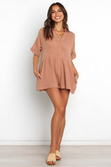 Winny Romper - Mocha
