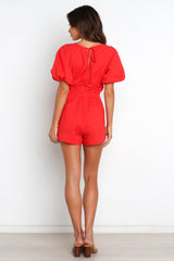 Chelsey Linen Set - Red