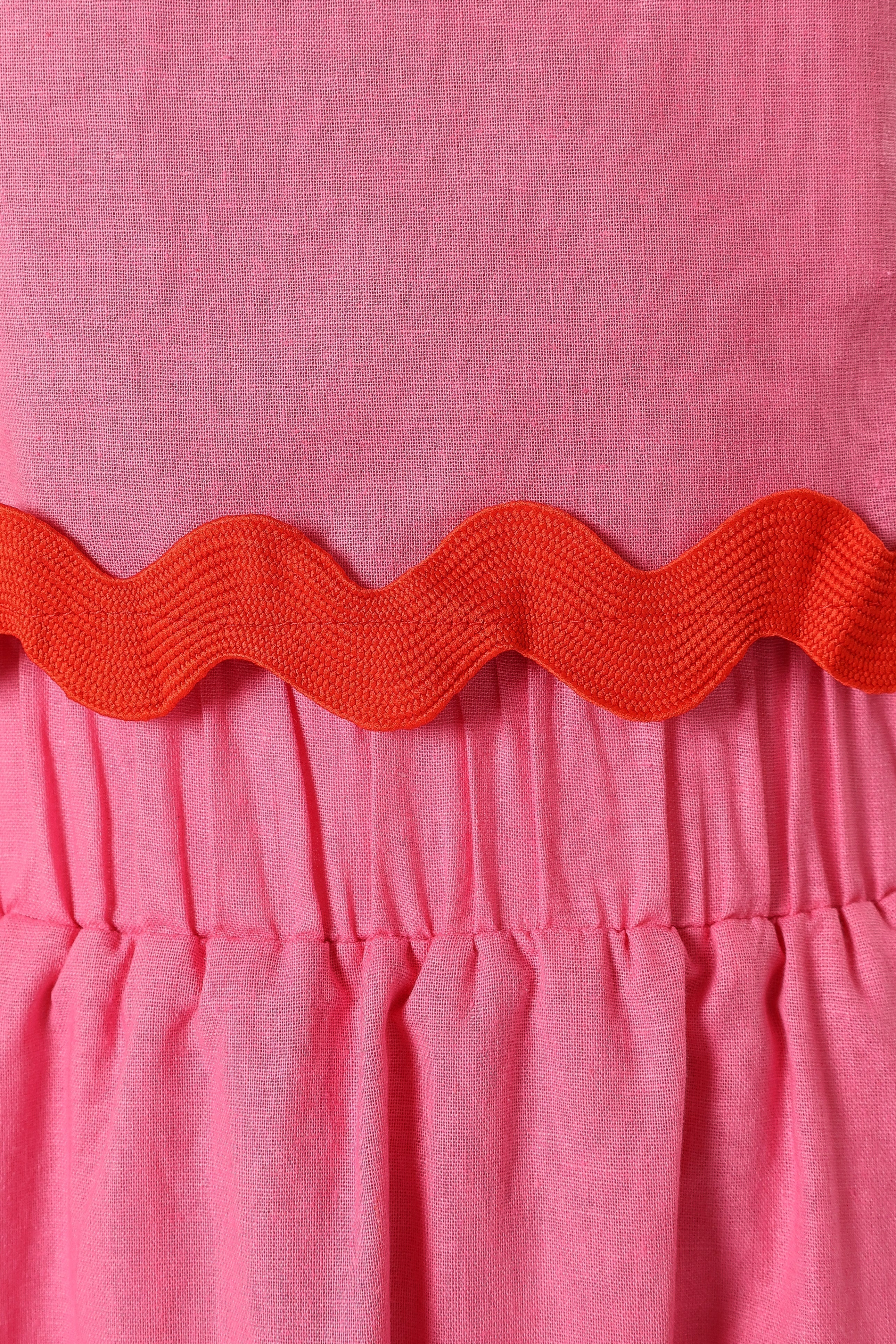 Chrissy Two Piece Set - Pink Red