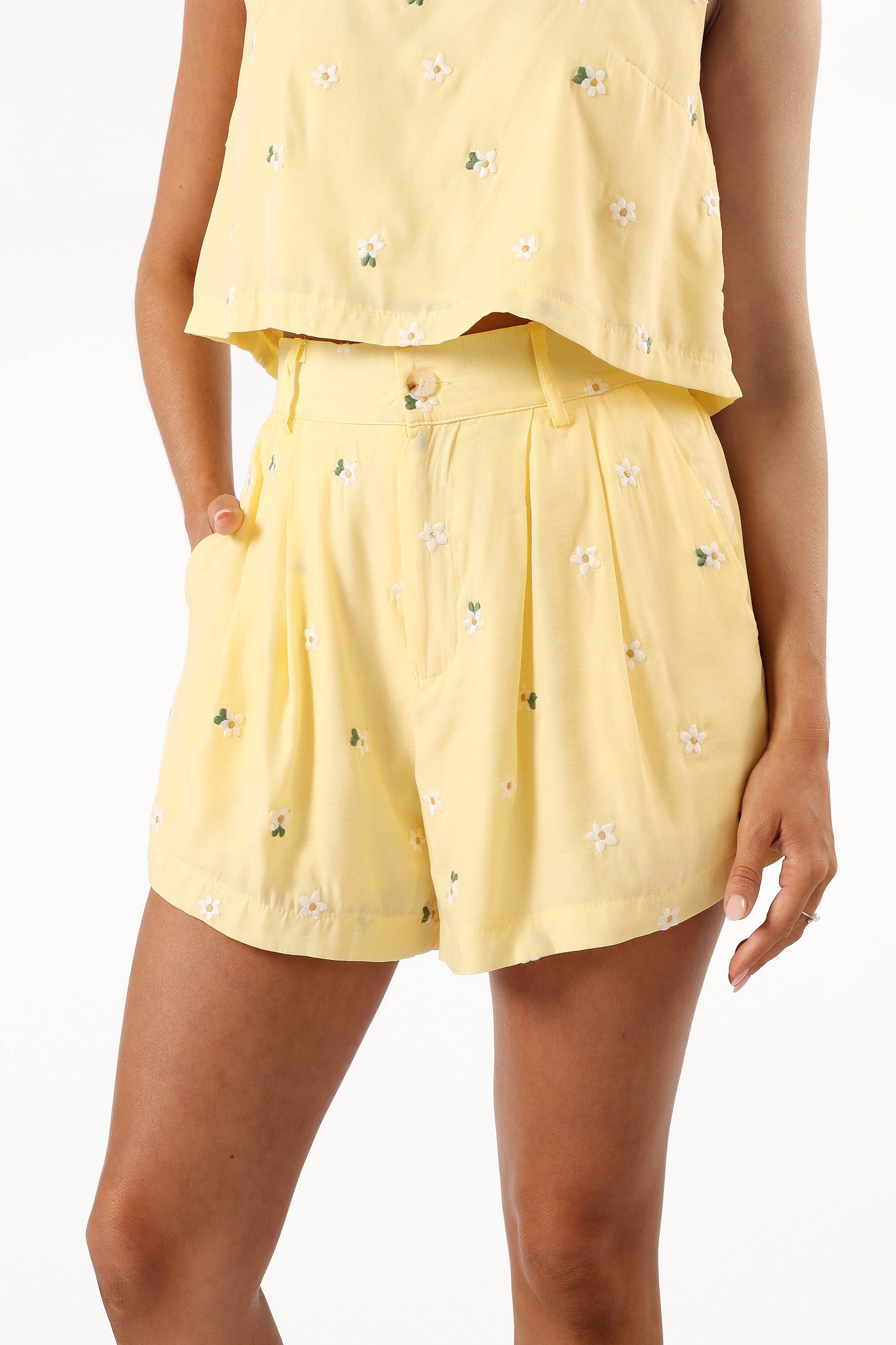 Tiana Short Set - Yellow