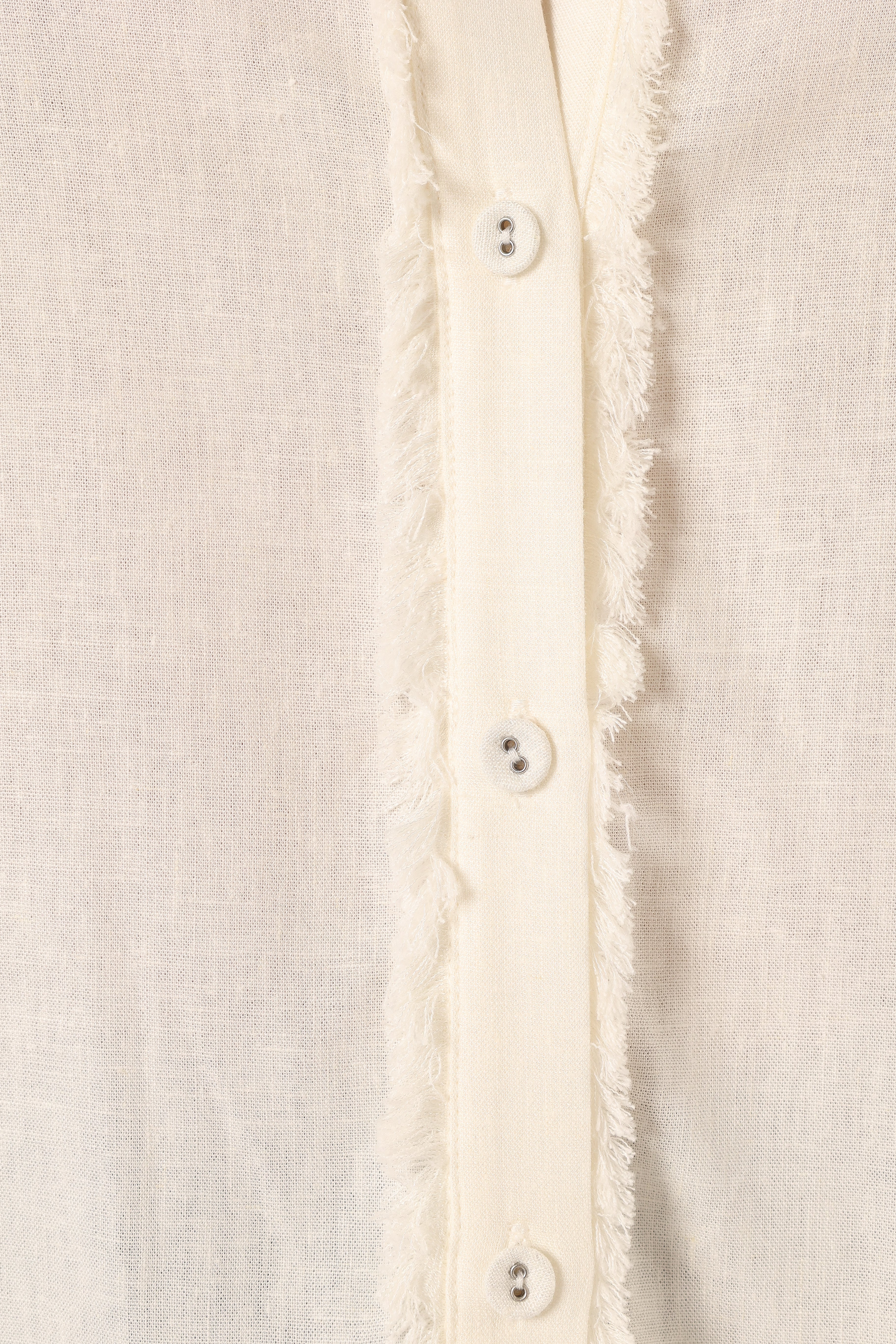 Dylan Long Sleeve Button Up Top - White