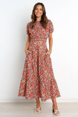 Izzy Top - Red Multi