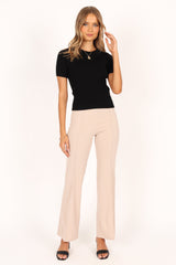 Kimmie Knit Top - Black