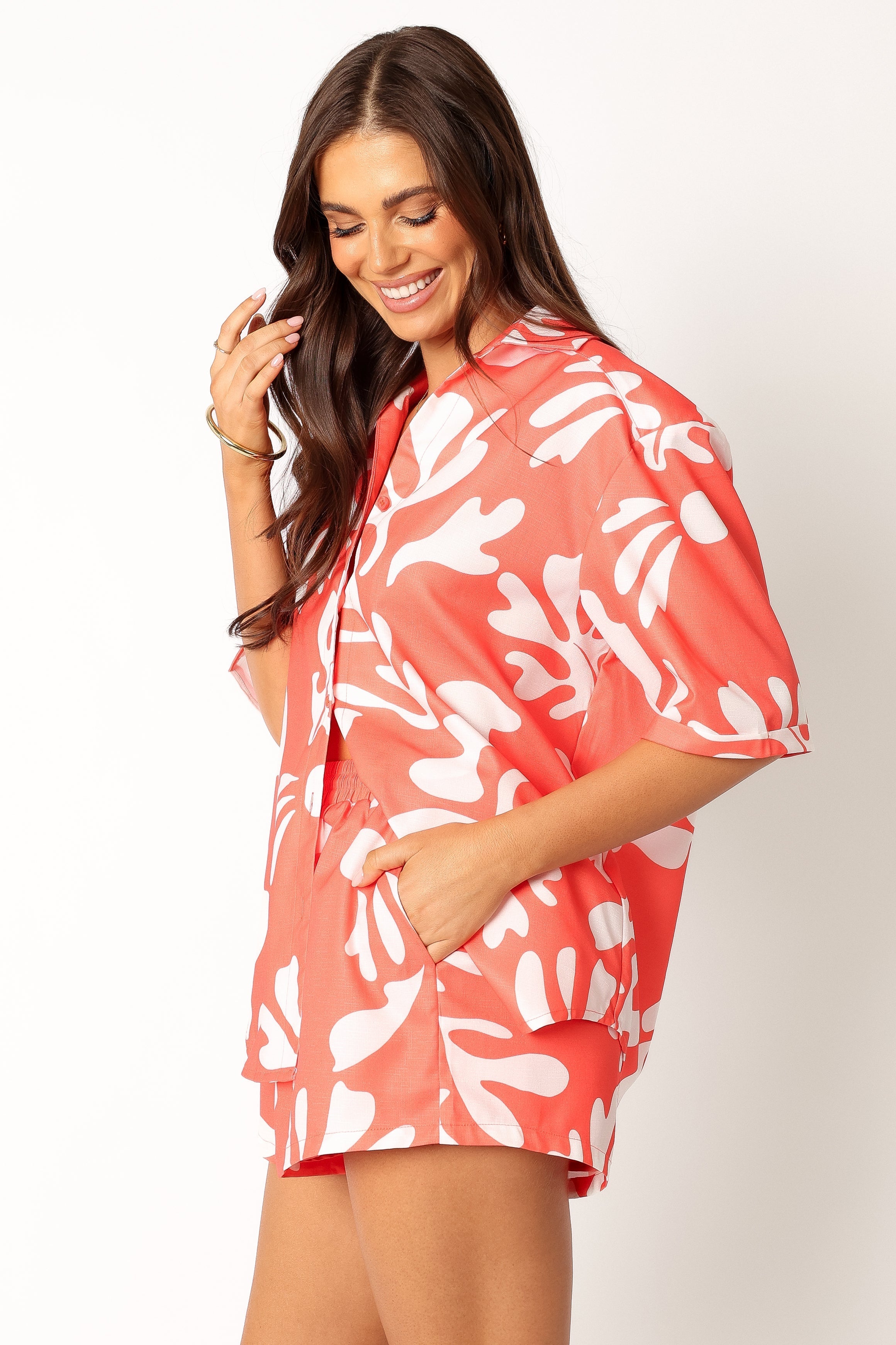 Payton Shirt - Melon White