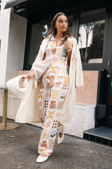 Shay Top - White Multi